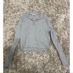 Long sleeve crop top